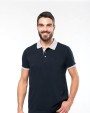 Polo personnalisable KARIBAN Polo piqué bicolore homme