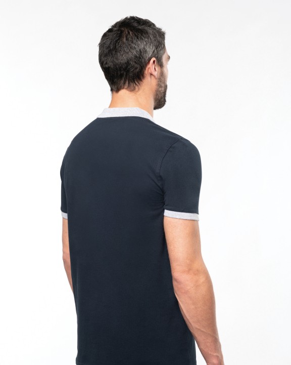 Polo personnalisable KARIBAN Polo piqué bicolore homme