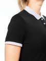 Polos à personnaliser KARIBAN Polo piqué bicolore femme 