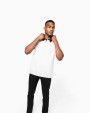 KARIBAN Zweifarbiges Jersey-Polohemd für Herren Poloshirt personalisierbar