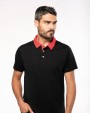 Poloshirt KARIBAN Tweekleurige herenpolo jersey voor bedrukking &amp; borduring