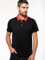Polos à personnaliser KARIBAN Polo jersey bicolore homme 