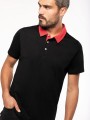 Polos à personnaliser KARIBAN Polo jersey bicolore homme 