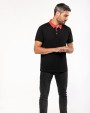 Poloshirt KARIBAN Tweekleurige herenpolo jersey voor bedrukking &amp; borduring