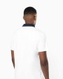 KARIBAN Zweifarbiges Jersey-Polohemd für Herren Poloshirt personalisierbar