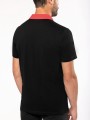 Polos à personnaliser KARIBAN Polo jersey bicolore homme 