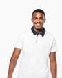 Poloshirt KARIBAN Tweekleurige herenpolo jersey voor bedrukking &amp; borduring