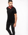 Poloshirt KARIBAN Tweekleurige herenpolo jersey voor bedrukking &amp; borduring