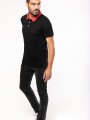 Polos à personnaliser KARIBAN Polo jersey bicolore homme 