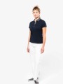 Polos à personnaliser KARIBAN Polo jersey bicolore femme 