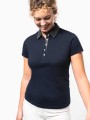 Polos à personnaliser KARIBAN Polo jersey bicolore femme 
