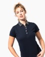 Poloshirt KARIBAN Tweekleurige damespolo jersey voor bedrukking &amp; borduring
