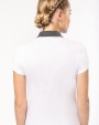 Poloshirt KARIBAN Tweekleurige damespolo jersey voor bedrukking &amp; borduring