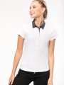 Polos à personnaliser KARIBAN Polo jersey bicolore femme 