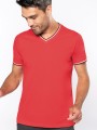 T-Shirts à personnaliser KARIBAN T-shirt maille piquée col V homme 