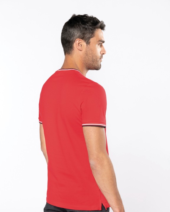 T-shirt personnalisable KARIBAN T-shirt maille piquée col V homme
