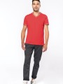 T-Shirts à personnaliser KARIBAN T-shirt maille piquée col V homme 