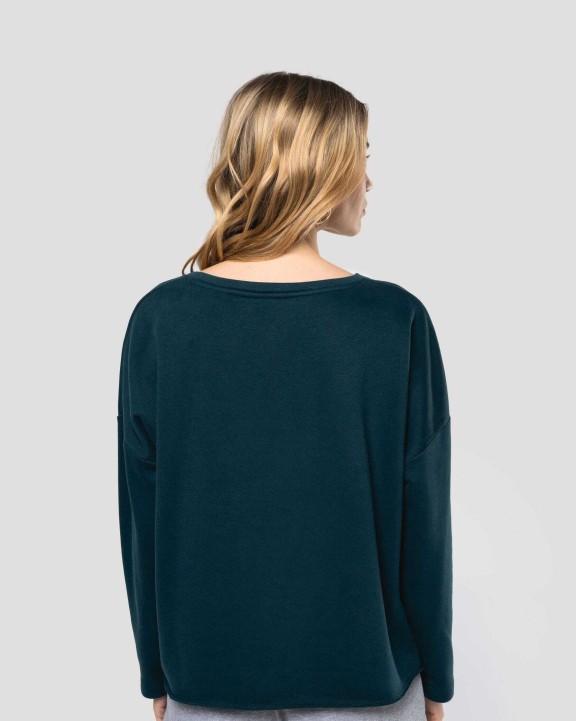 Sweater KARIBAN Damessweater “Loose fit” voor bedrukking &amp; borduring