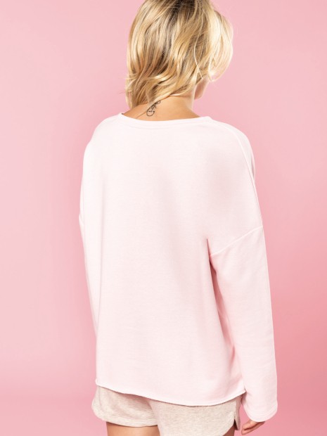 Sweat-shirts à personnaliser KARIBAN Sweat-shirt femme "Loose" 