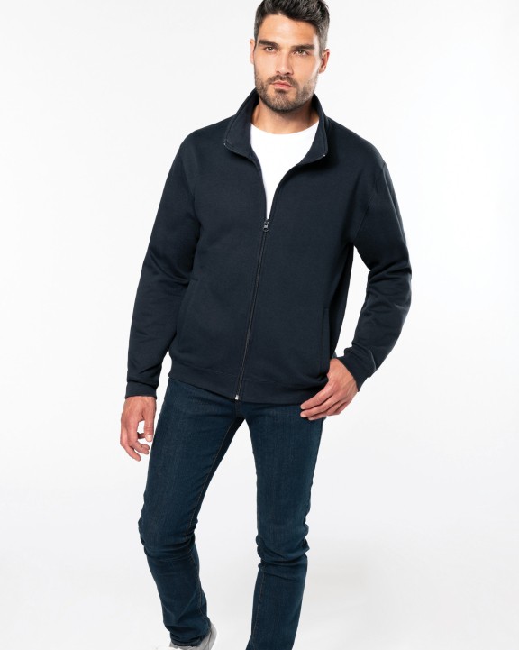 KARIBAN Sweatjacke mit Reißverschluss Sweatshirt personalisierbar