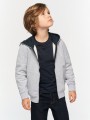 Sweat-shirts à personnaliser KARIBAN Sweat-shirt zippé capuche enfant 