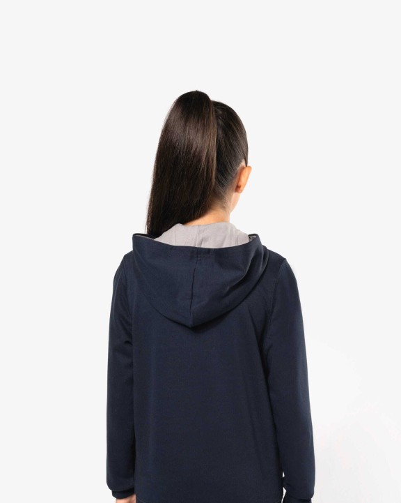 Sweat-shirt personnalisable KARIBAN Sweat-shirt zippé capuche enfant