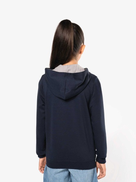 Sweat-shirts à personnaliser KARIBAN Sweat-shirt zippé capuche enfant 