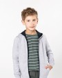 Sweater KARIBAN Kindersweatvest met capuchon voor bedrukking &amp; borduring