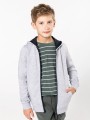 Sweat-shirts à personnaliser KARIBAN Sweat-shirt zippé capuche enfant 