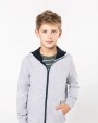 Sweater KARIBAN Kindersweatvest met capuchon voor bedrukking &amp; borduring