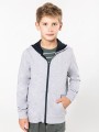 Sweat-shirts à personnaliser KARIBAN Sweat-shirt zippé capuche enfant 