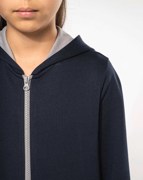 Sweat-shirt personnalisable KARIBAN Sweat-shirt zippé capuche enfant