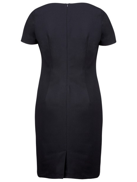 KARIBAN Robe manches courtes bleu marine personnalisable