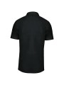 KARIBAN Chemise pilote manches courtes homme noir personnalisable