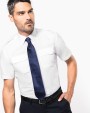 Chemise personnalisable KARIBAN Chemise pilote manches courtes homme