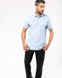 Chemise personnalisable KARIBAN Chemise pilote manches courtes homme