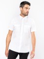 Chemises à personnaliser KARIBAN Chemise pilote manches courtes homme 