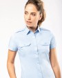 Chemise personnalisable KARIBAN Chemise pilote manches courtes femme