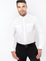 Chemises à personnaliser KARIBAN Chemise pilote manches longues homme 