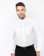 KARIBAN Langarm-Pilotenhemd für Herren Hemd personalisierbar