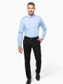 Chemises à personnaliser KARIBAN Chemise pilote manches longues homme 