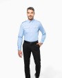 KARIBAN Langarm-Pilotenhemd für Herren Hemd personalisierbar