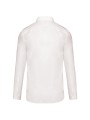 KARIBAN Chemise pilote manches longues homme blanc personnalisable
