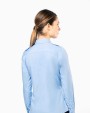 KARIBAN Langarm-Pilotenhemd für Damen Hemd personalisierbar