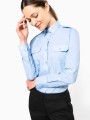 Chemises à personnaliser KARIBAN Chemise pilote manches longues femme 