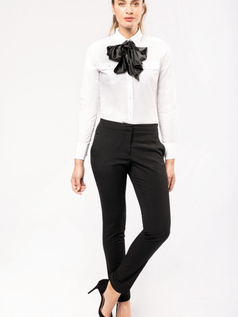 Chemises à personnaliser KARIBAN Chemise pilote manches longues femme 