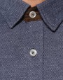 Hemd KARIBAN Jacquard overhemd  lange mouwen voor bedrukking &amp; borduring