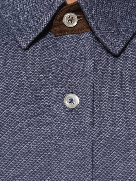 Chemises à personnaliser KARIBAN Chemise jacquard manches longues 