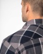 Jas KARIBAN Geruit overshirt met sherpavoering voor bedrukking &amp; borduring