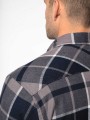 Vestes à personnaliser KARIBAN Surchemise à carreaux doublée sherpa homme 